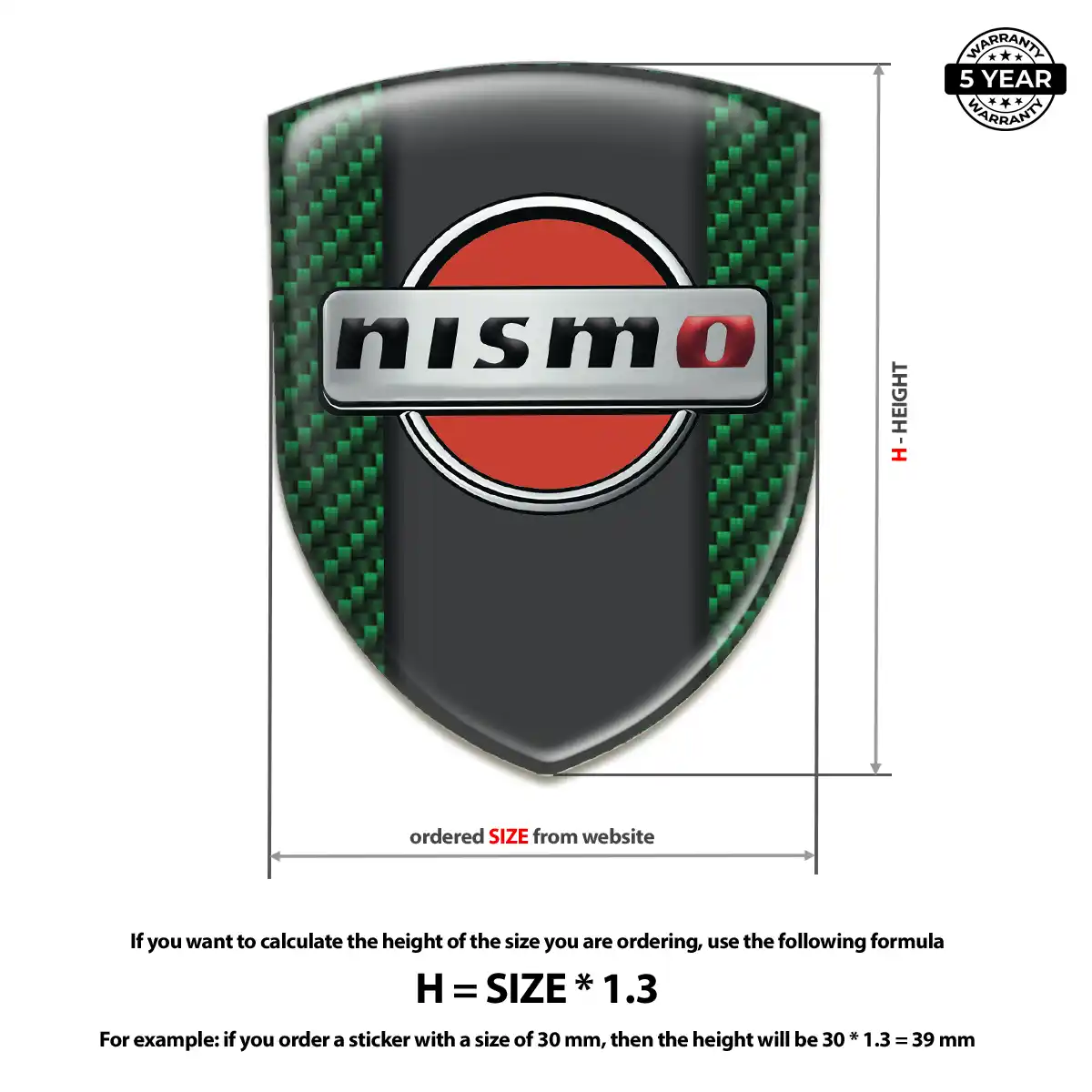Nissan Crest Emblem Resin Luxe