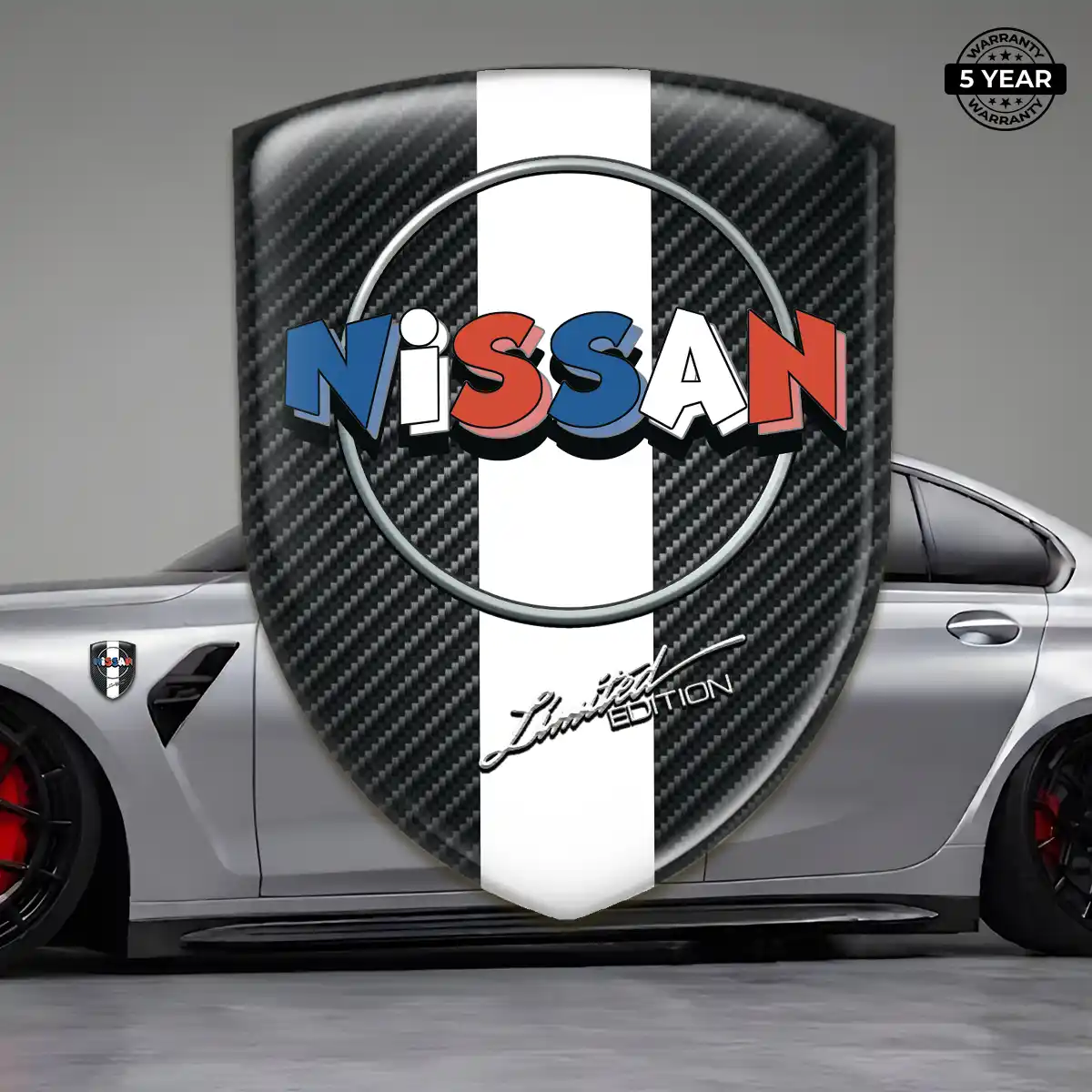 Nissan Crest Logo Emblem Cabin Style