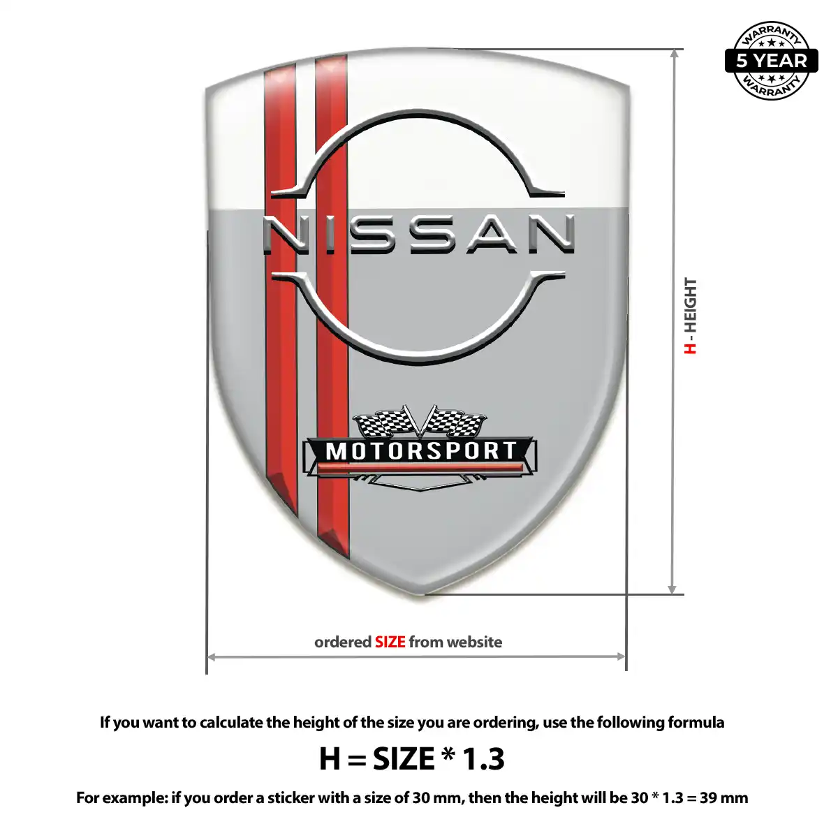 Nissan Crest Logo Emblem Deluxe Edition
