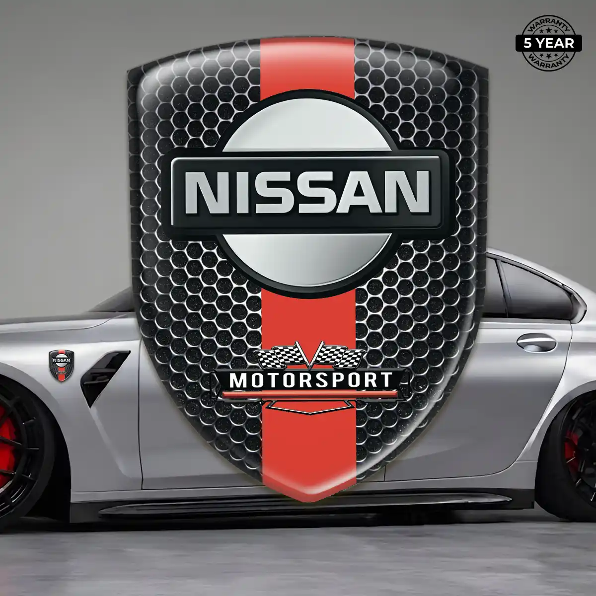 Nissan Crest Logo Emblem Exterior Luxe