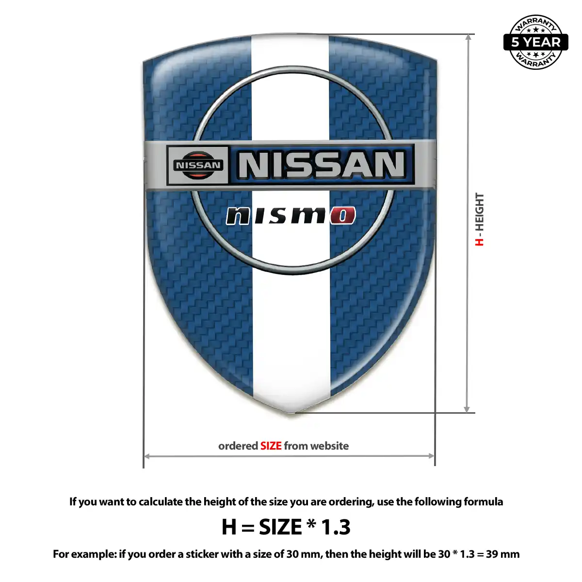 Nissan Crest Logo Emblem Interior Luxe