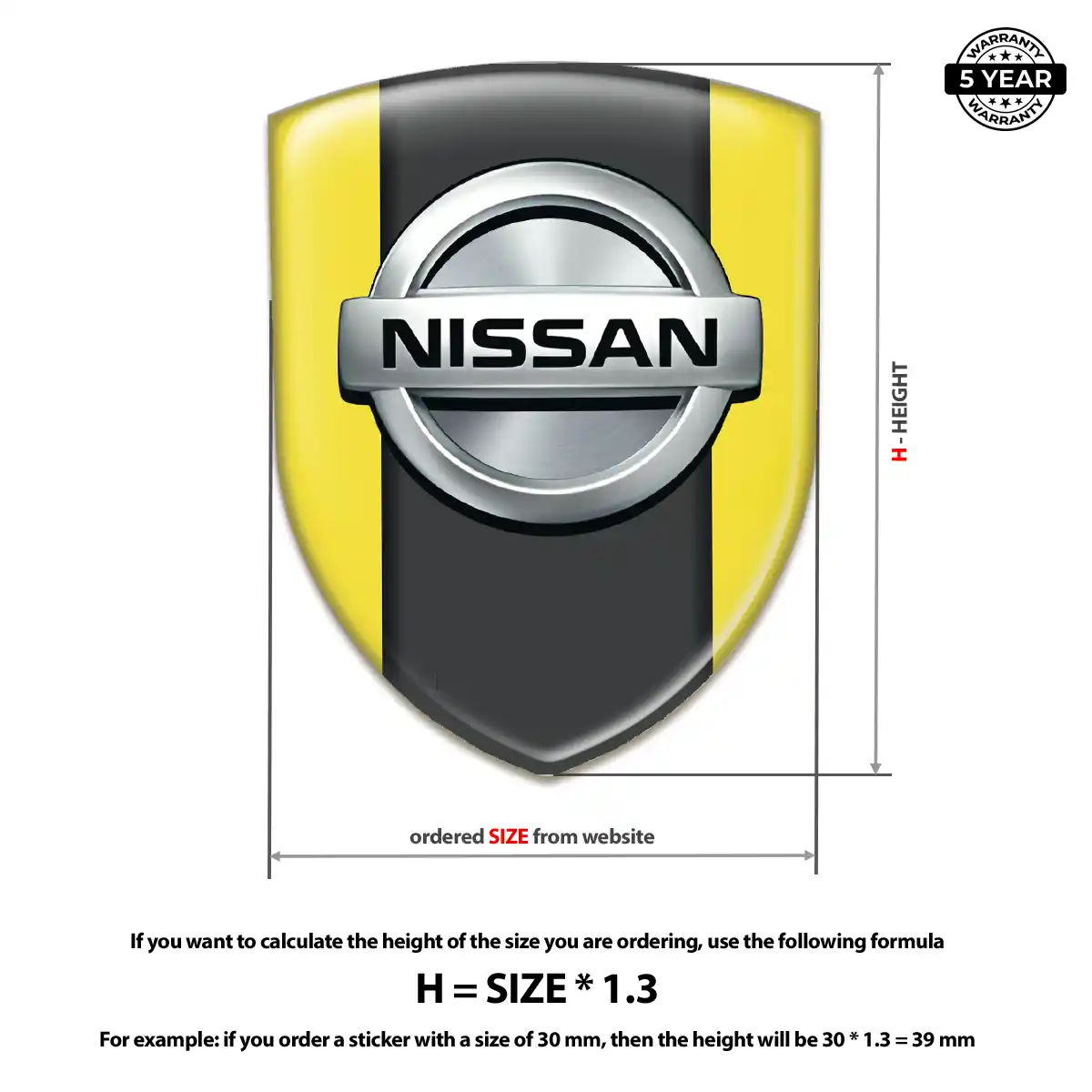 Nissan Crest Logo Emblem Opulent Line