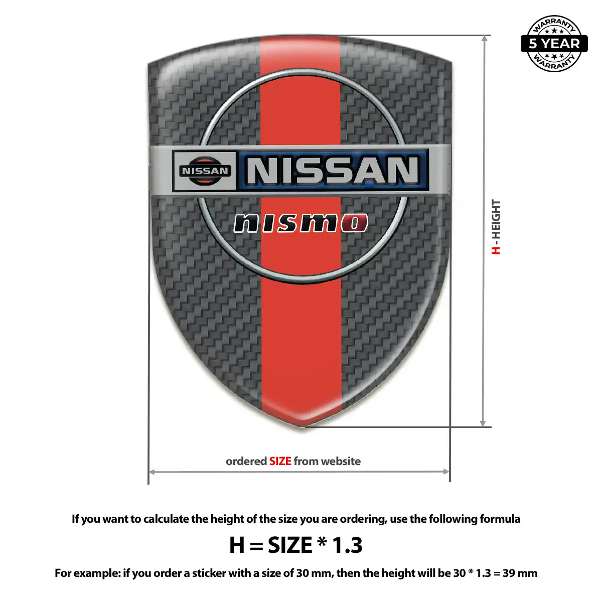 Nissan Crest Logo Emblem Performance Style