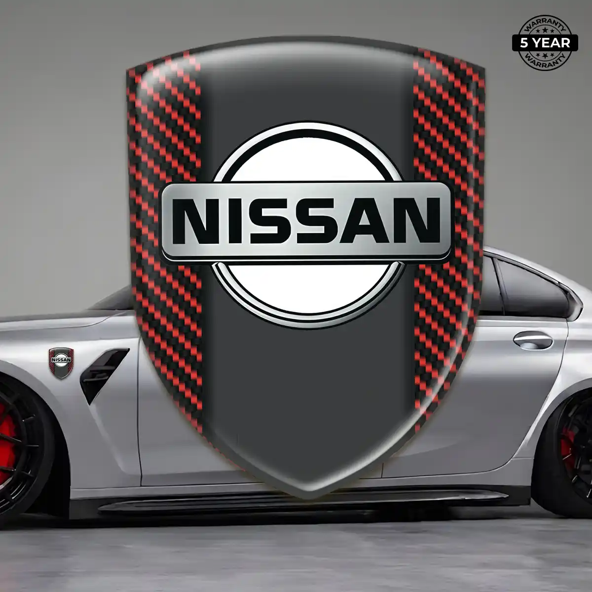 Nissan Crest Logo Emblem Premium Dome