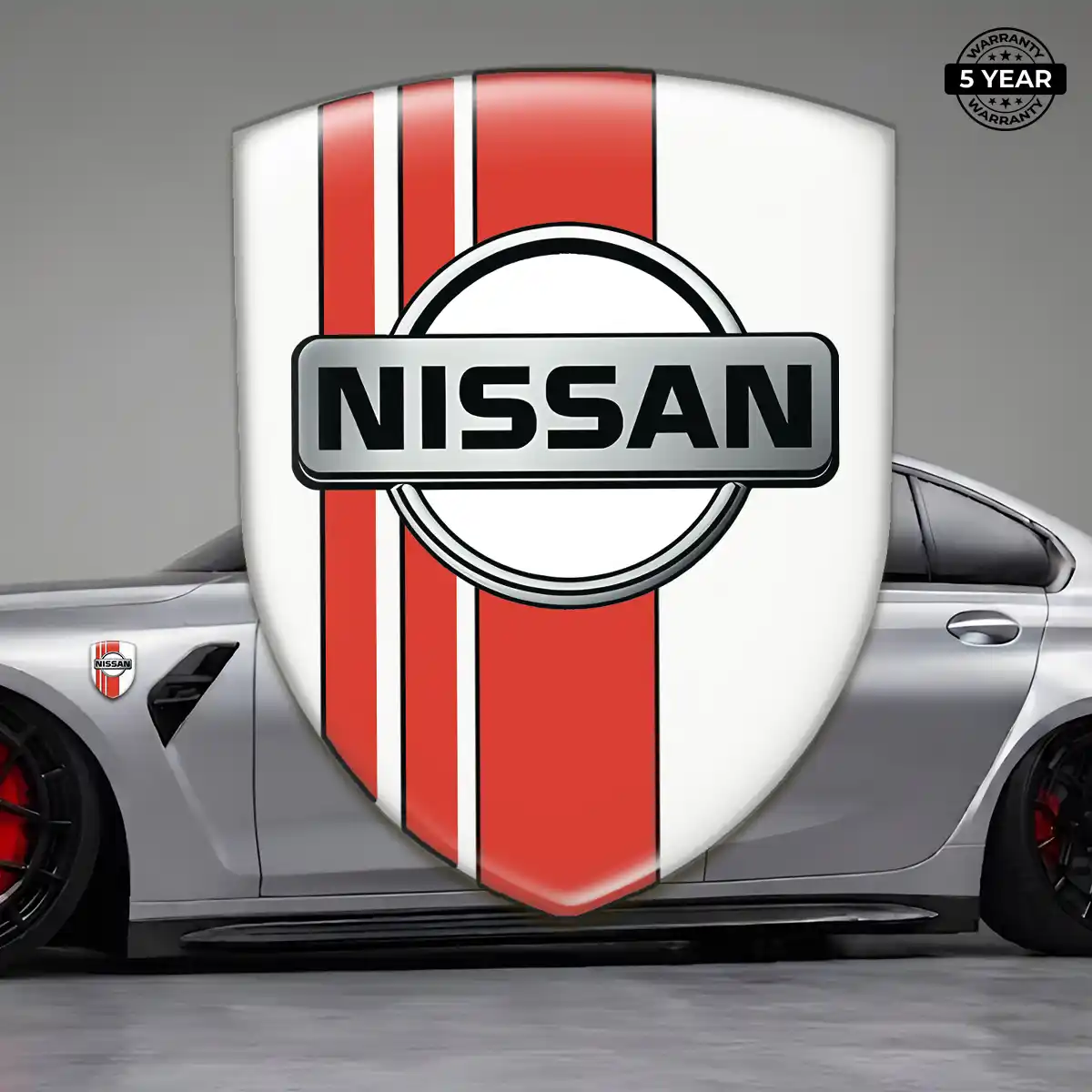 Nissan Crest Logo Emblem Prestige Line