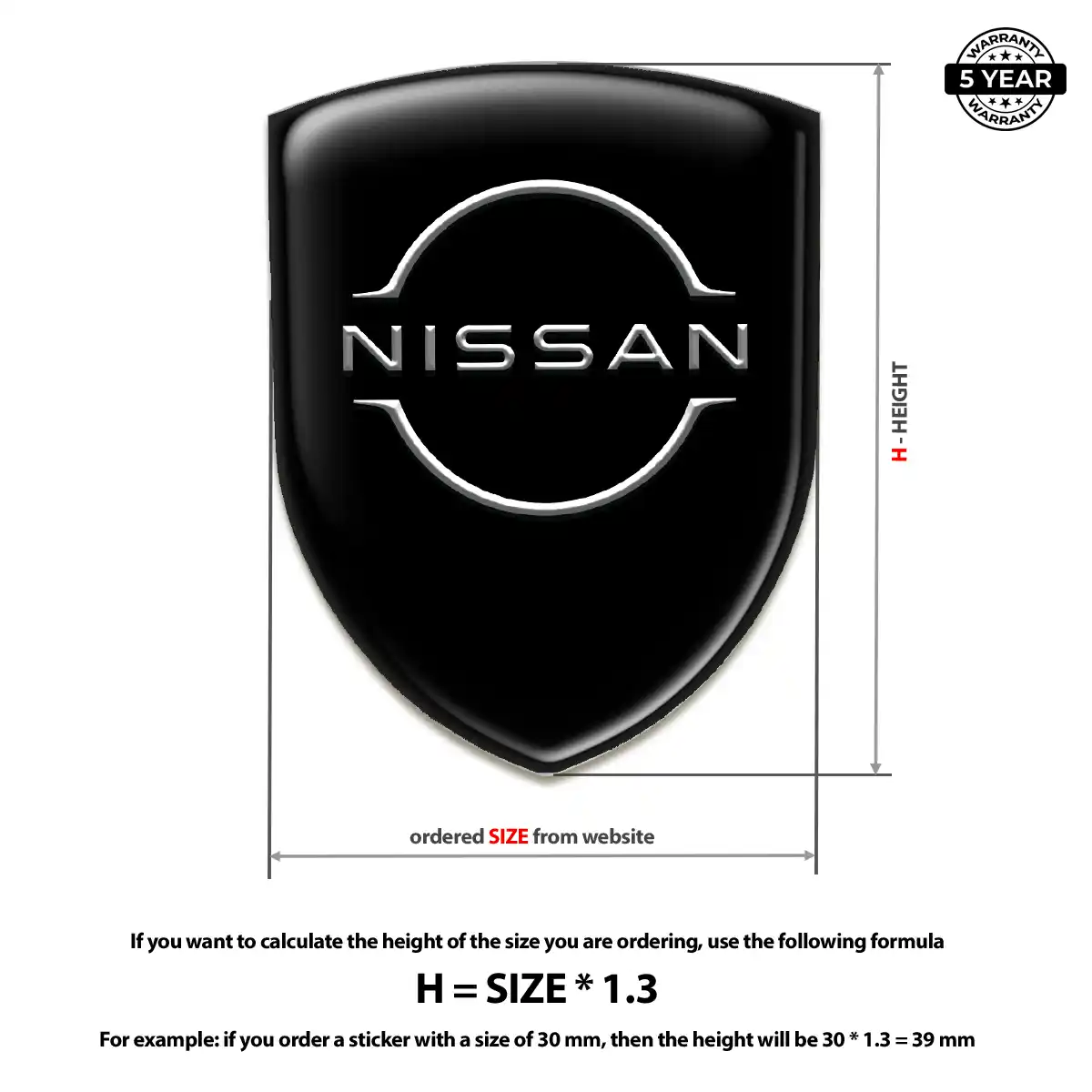 Nissan Crest Logo Emblem Prime Quality