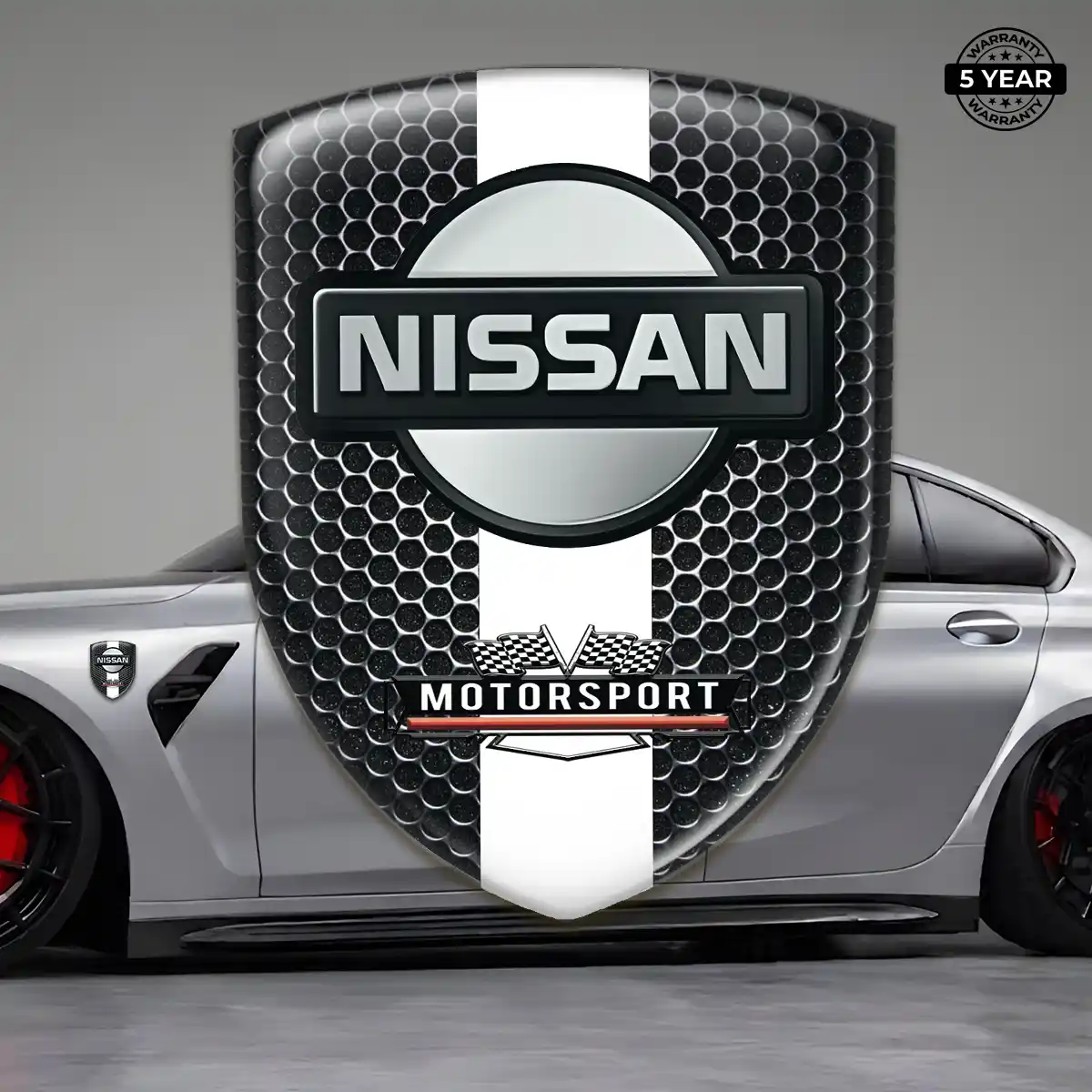 Nissan Crest Logo Emblem Resin Luxe