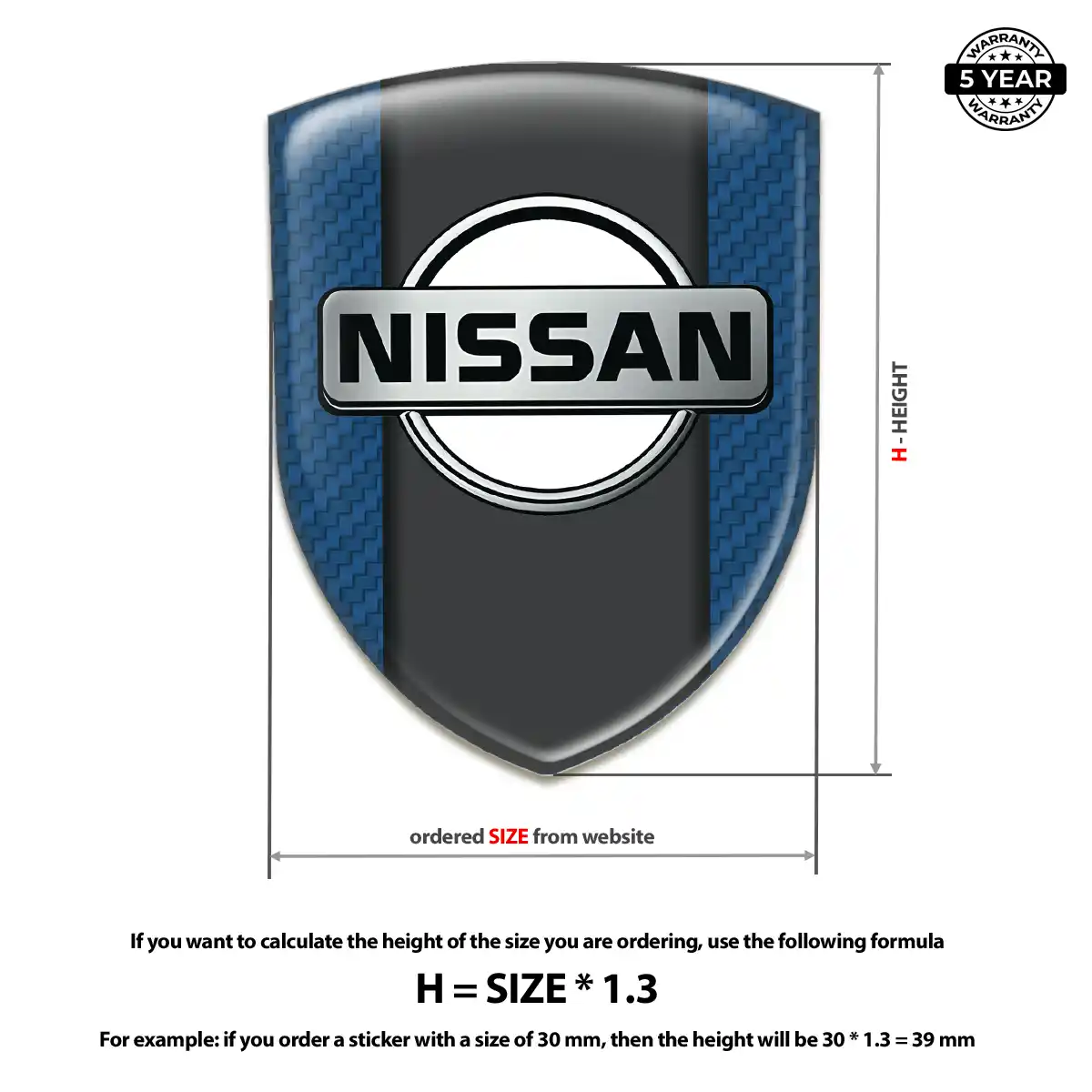 Nissan Crest Logo Emblem Signature Grade