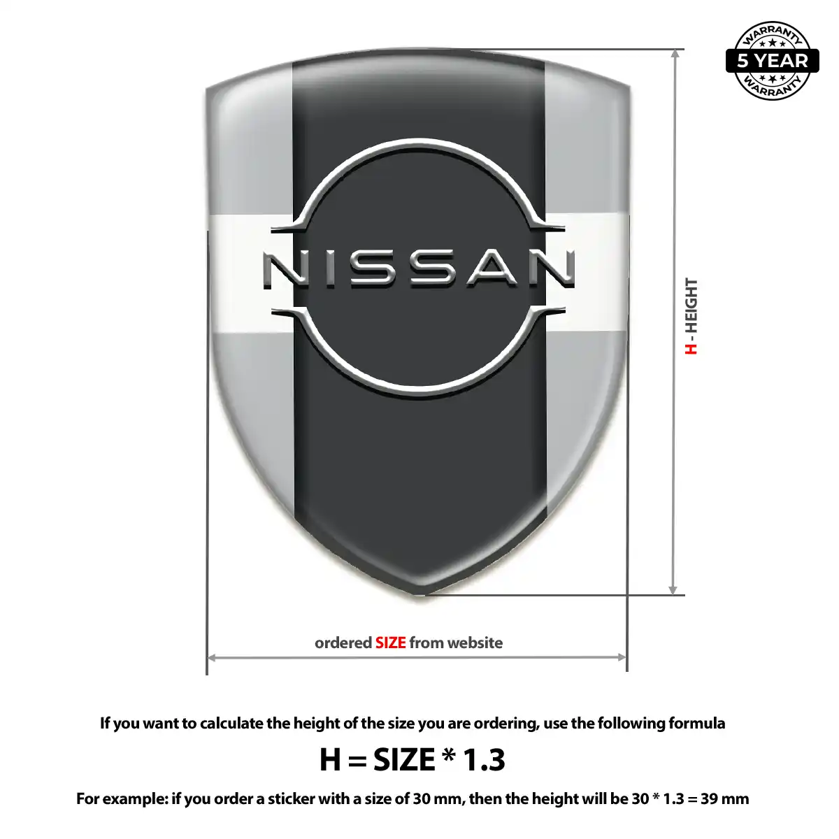 Nissan Crest Logo Emblem Sleek Style