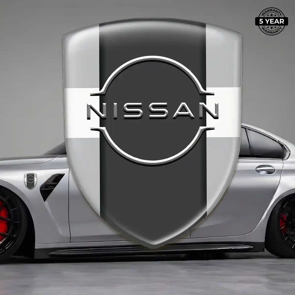 Nissan Crest Logo Emblem Sleek Style