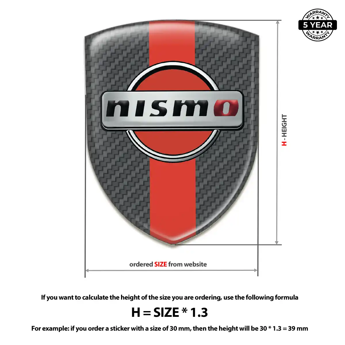 Nissan Domed Badge Deluxe Edition