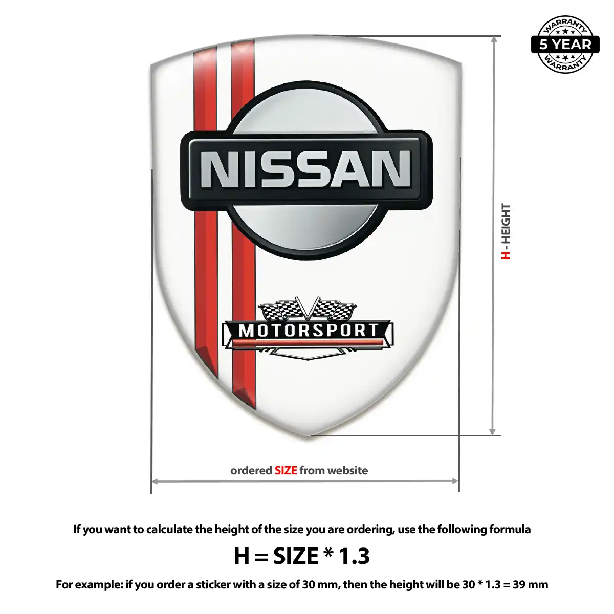 Nissan Domed Badge Elite Edition