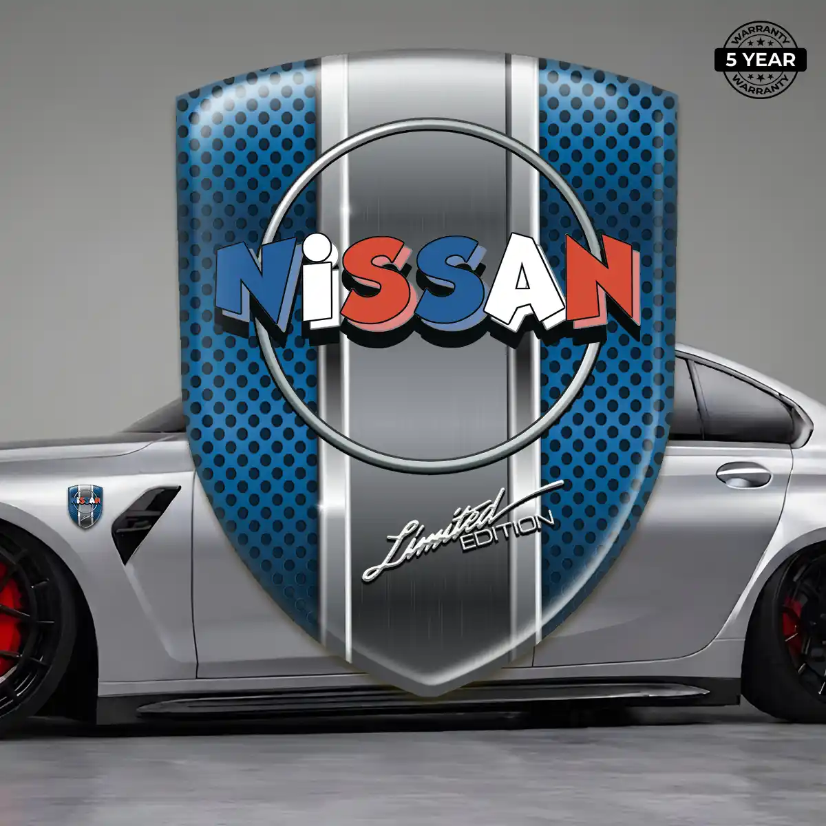 Nissan Domed Badge Elite Finish