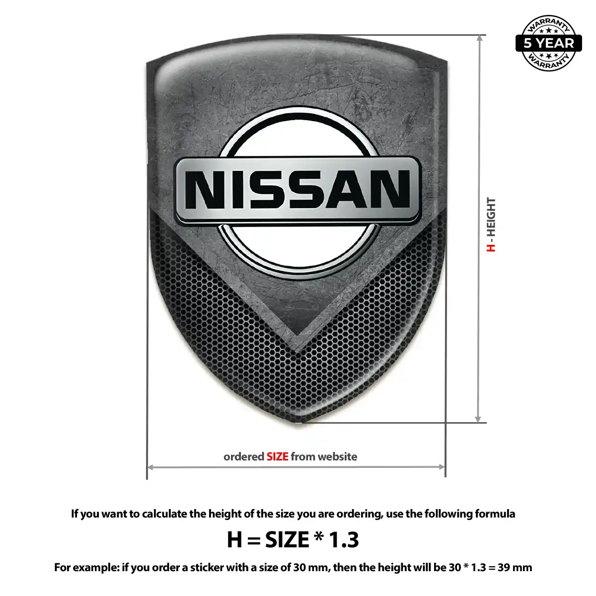 Nissan Domed Badge Interior Elegance