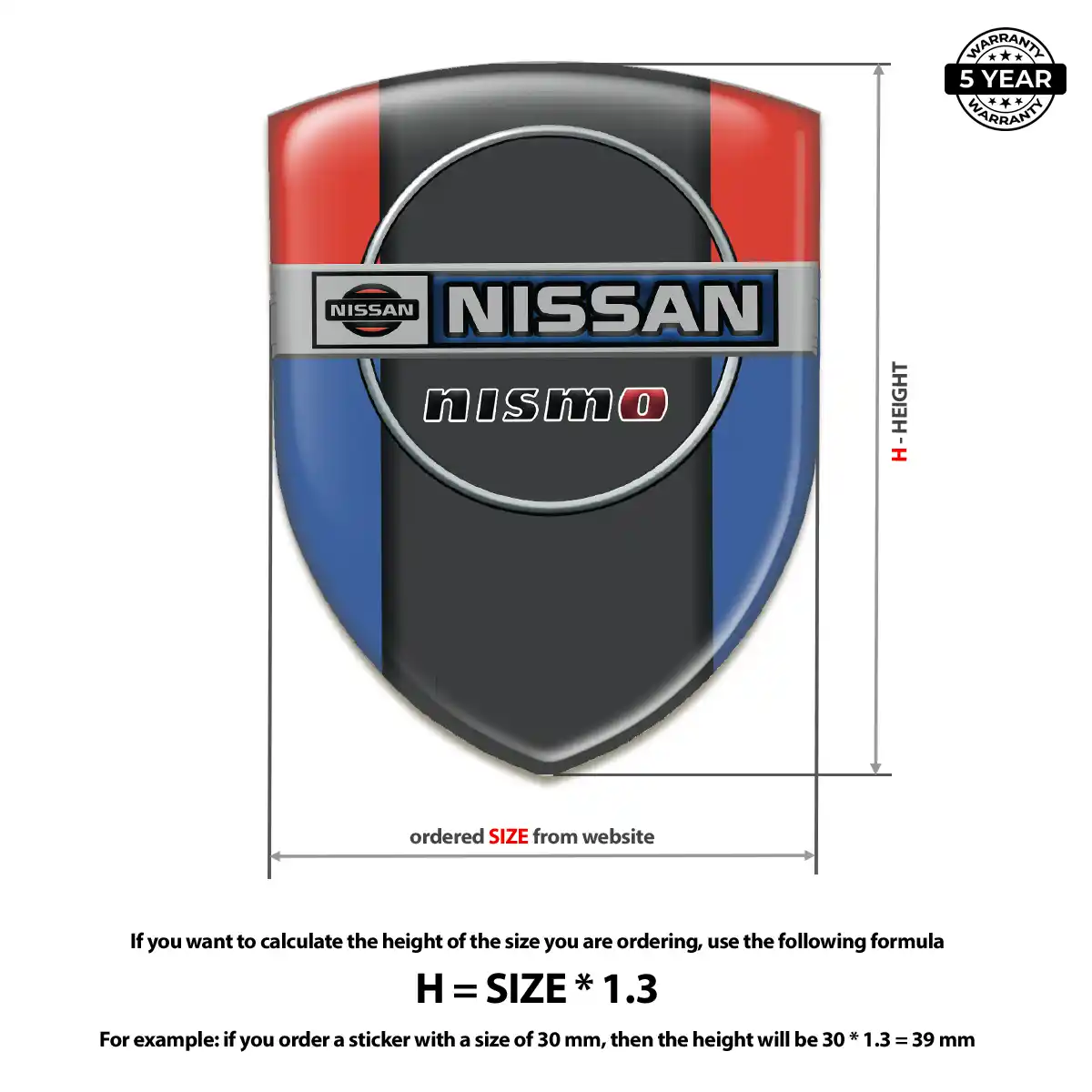 Nissan Domed Badge Interior Luxe