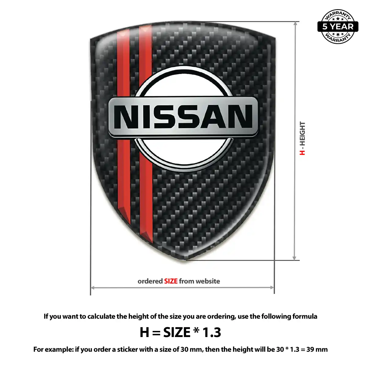 Nissan Domed Badge Noble Edition
