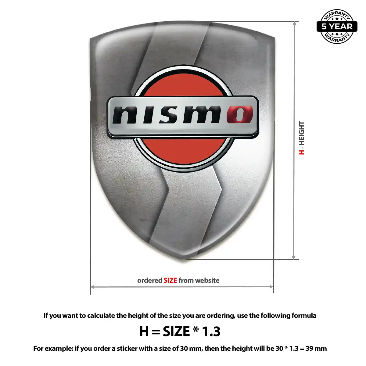 Nissan Domed Badge Opulent Line