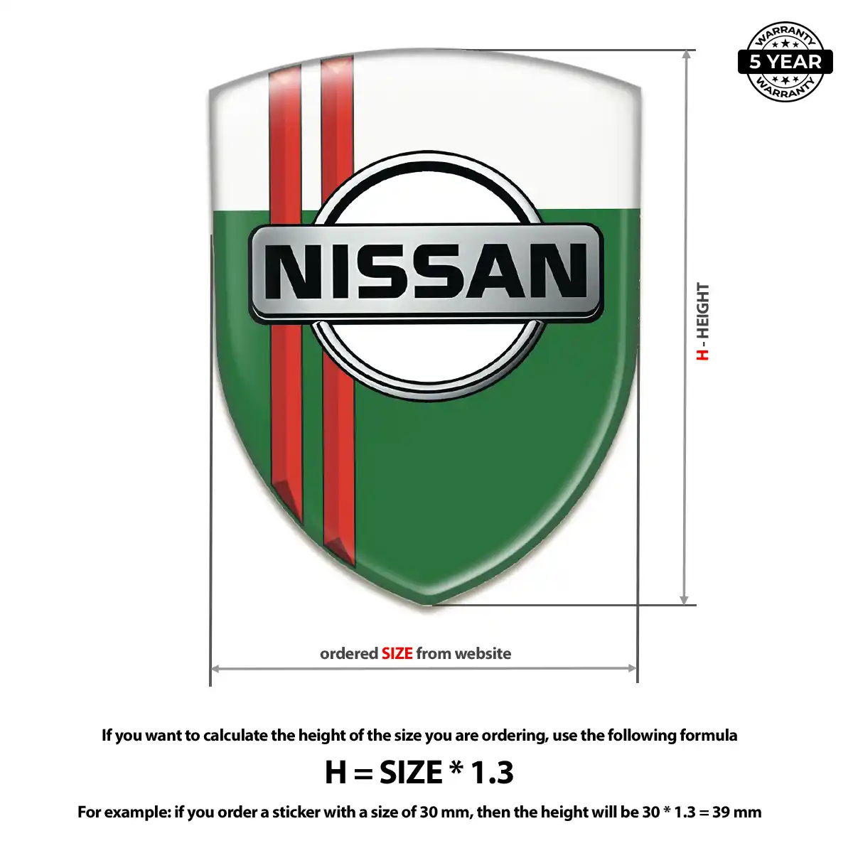 Nissan Domed Badge Signature Grade