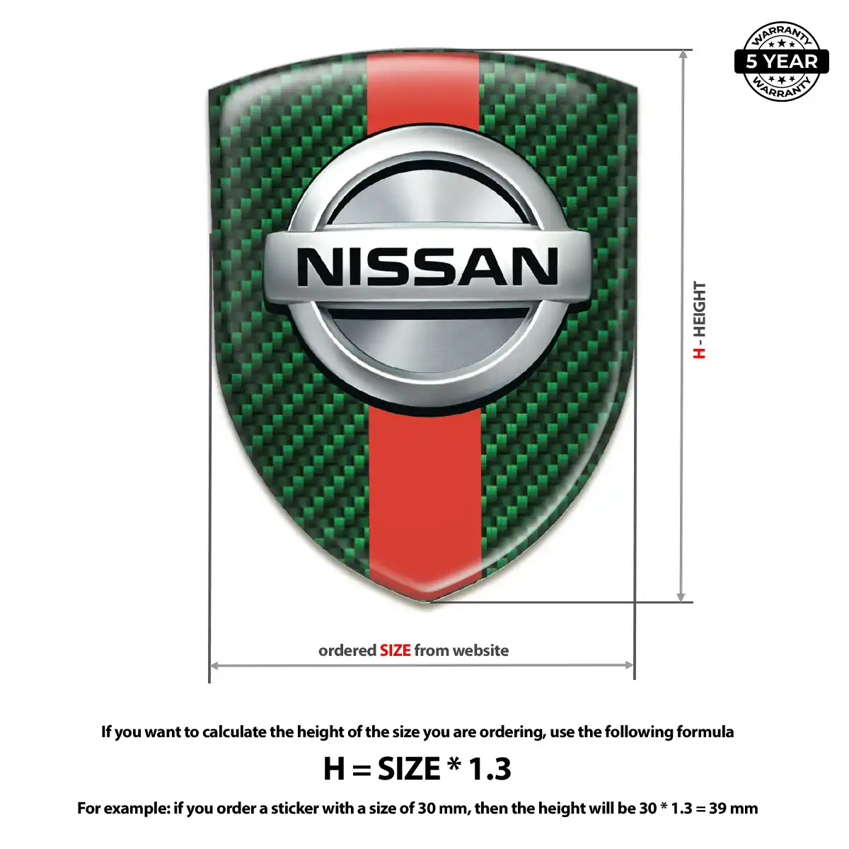Nissan Domed Badge Superior Craft