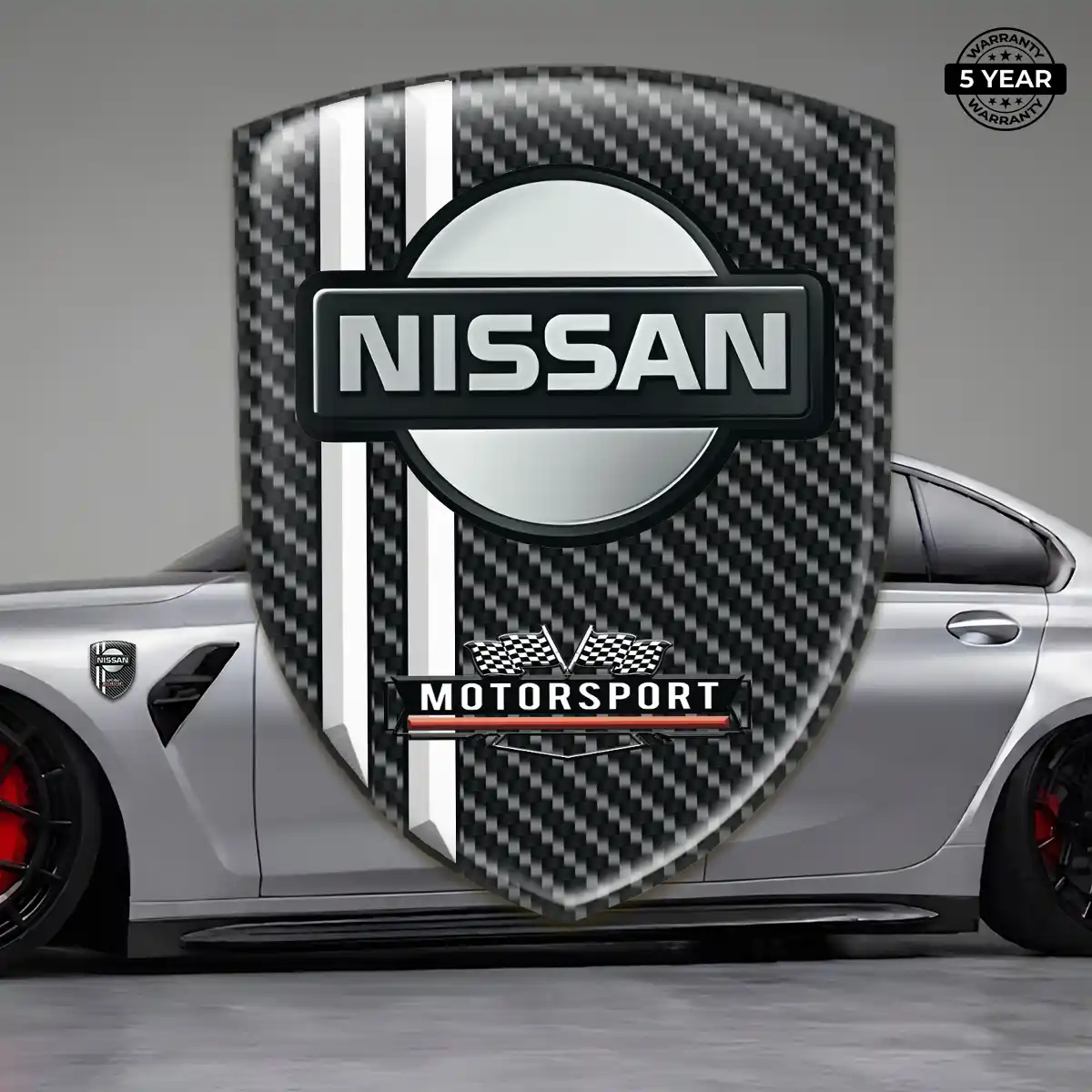 Nissan Domed Car Sticker Cabin Style