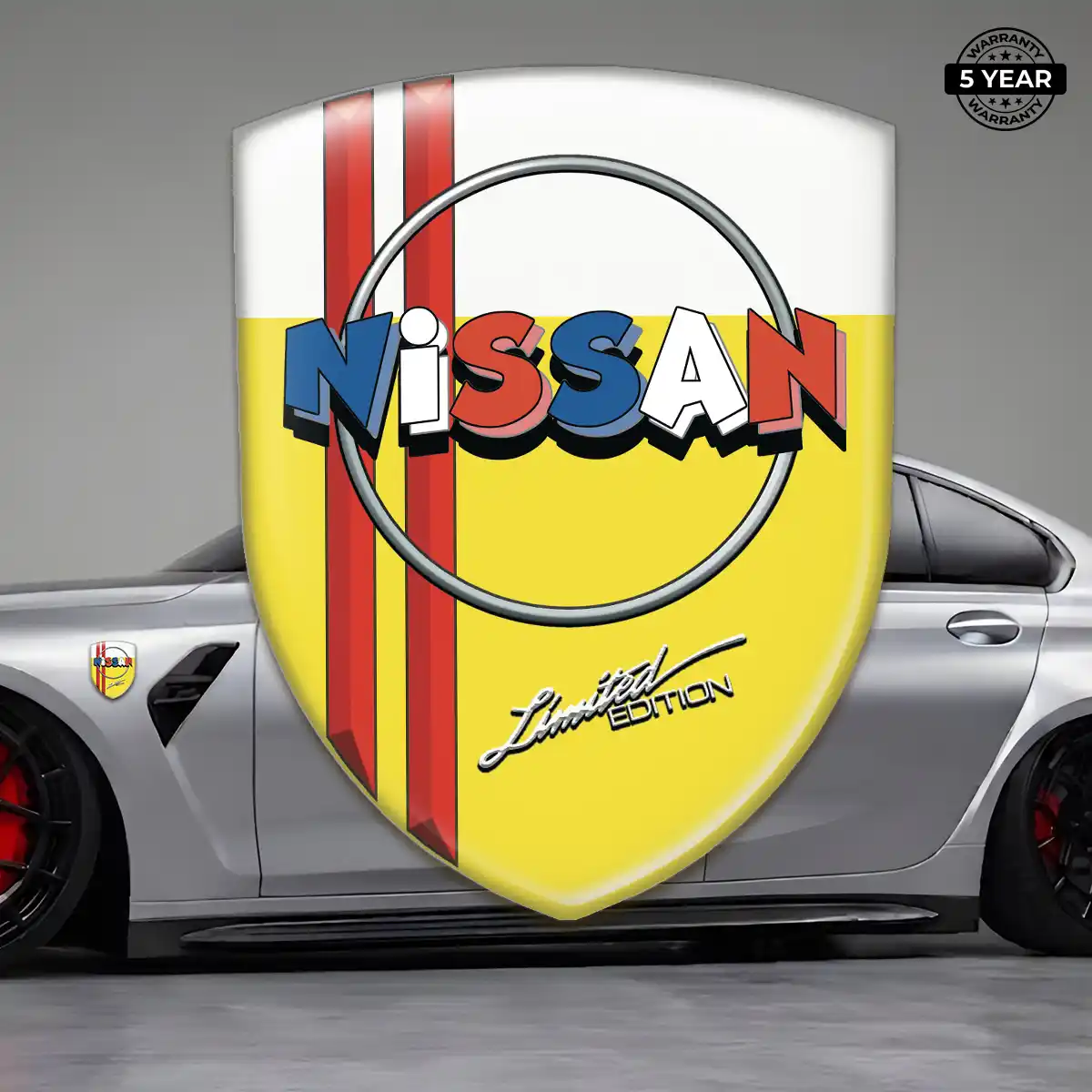 Nissan Domed Car Sticker Deluxe Edition