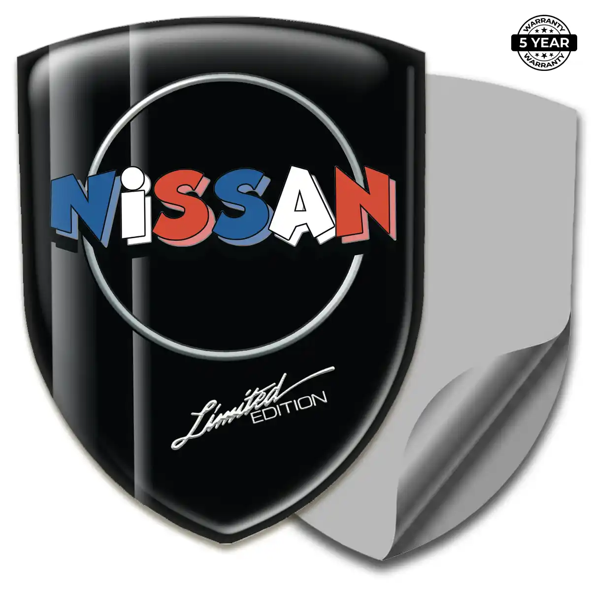 Nissan Domed Car Sticker Exterior Luxe