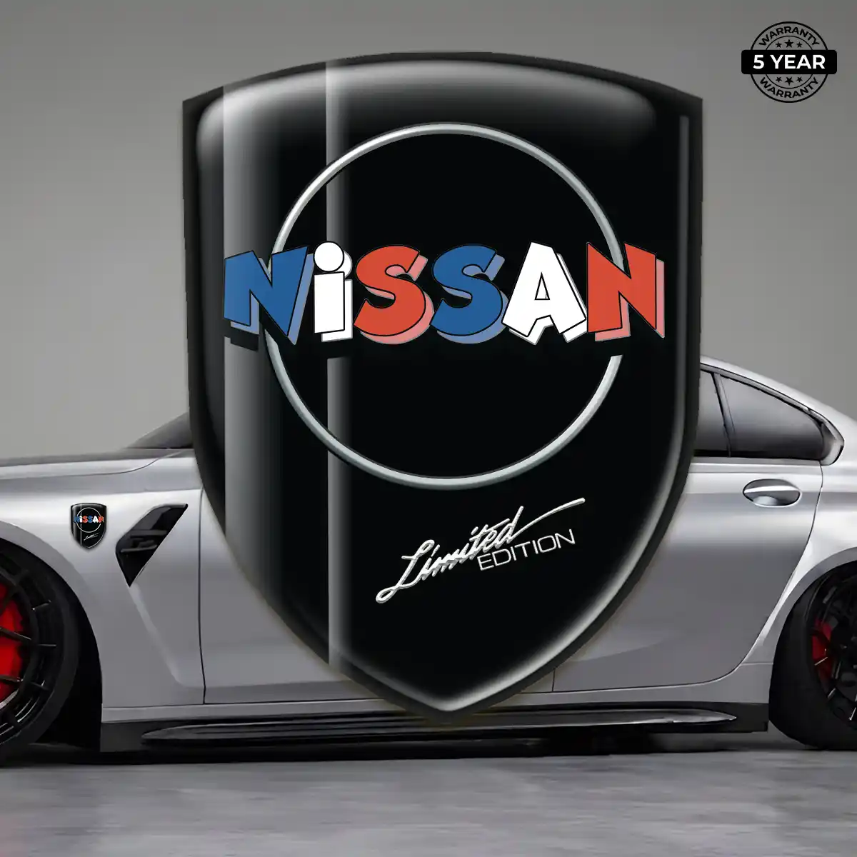Nissan Domed Car Sticker Exterior Luxe