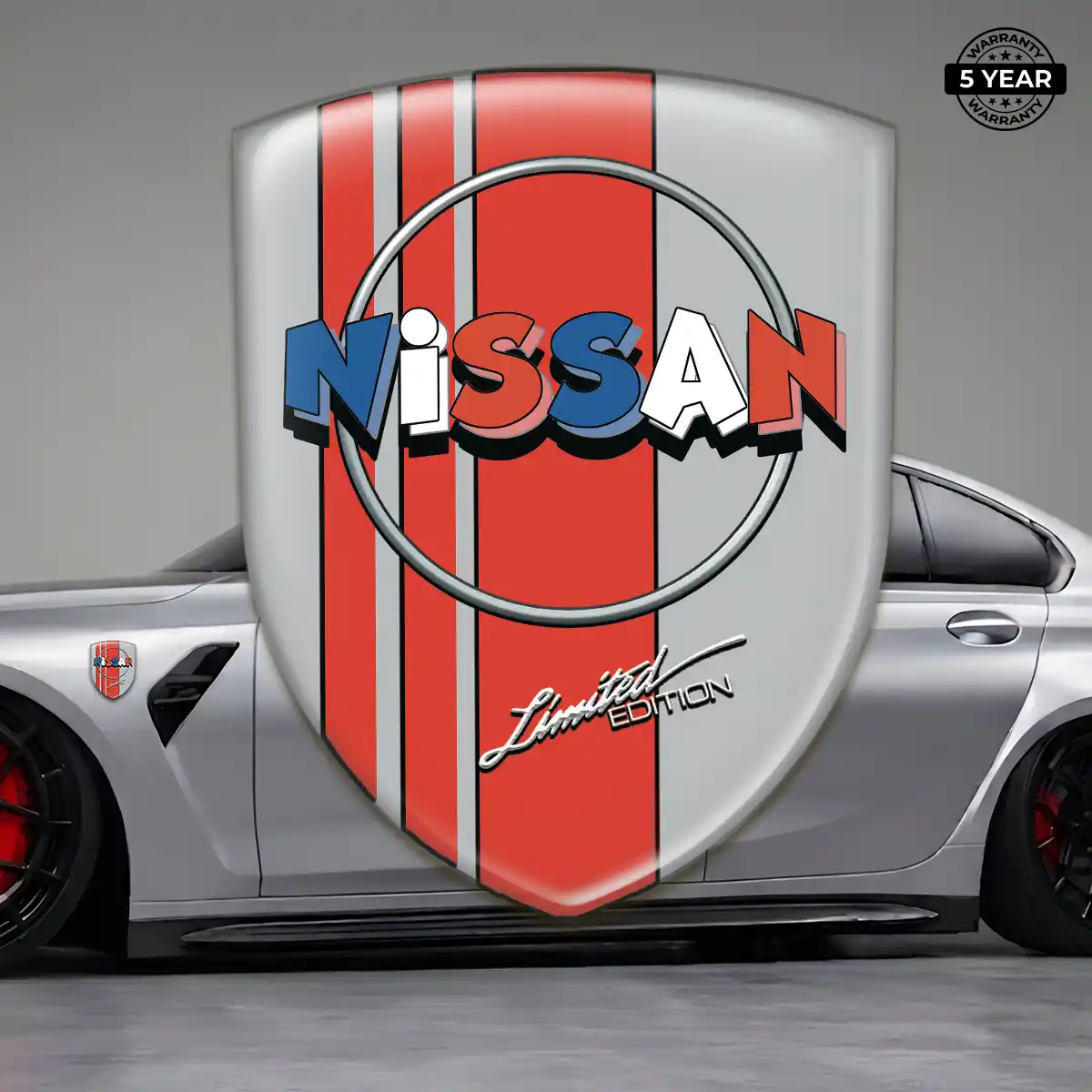 Nissan Domed Car Sticker Interior Luxe