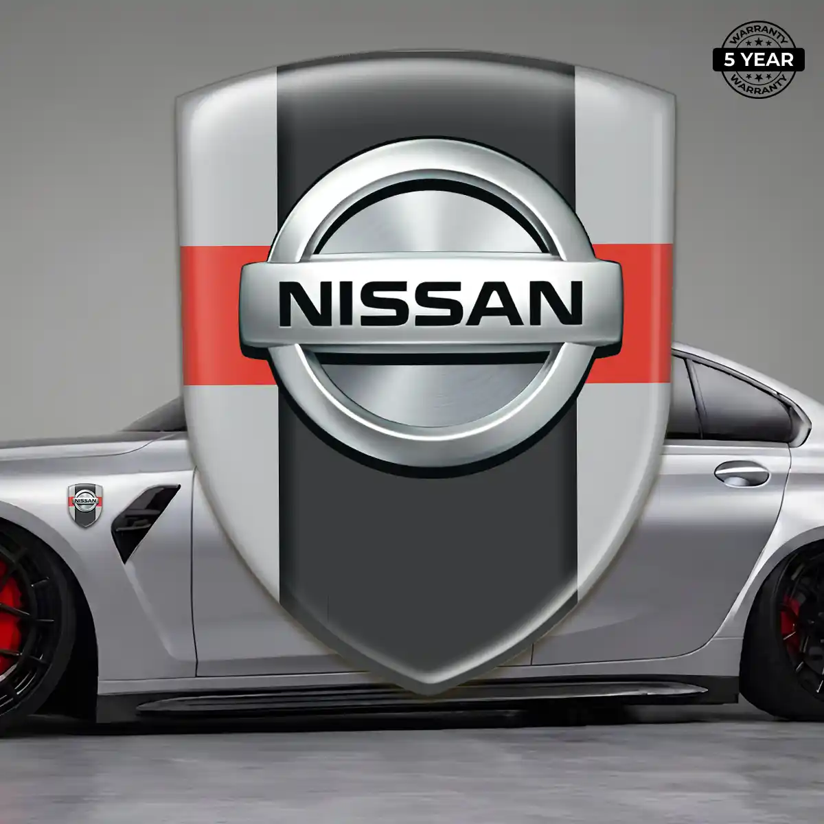 Nissan Domed Car Sticker Noble Edition