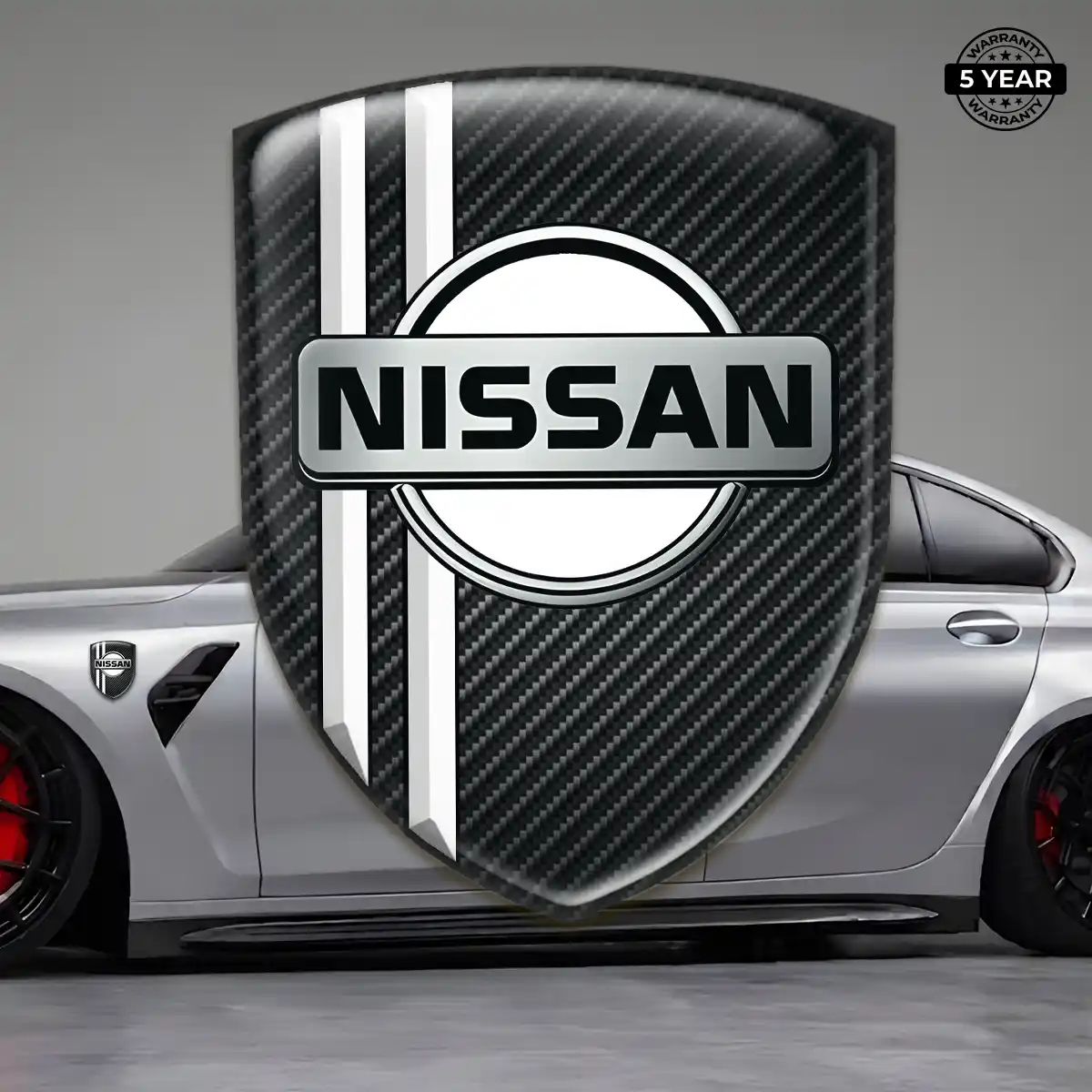 Nissan Domed Car Sticker Opulent Line