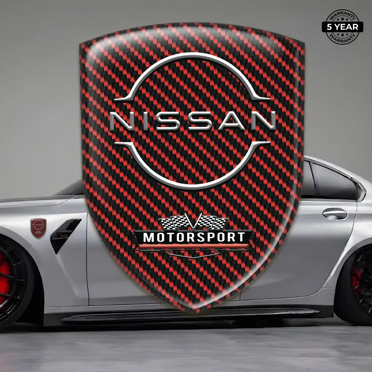 Nissan Domed Car Sticker Outer Style