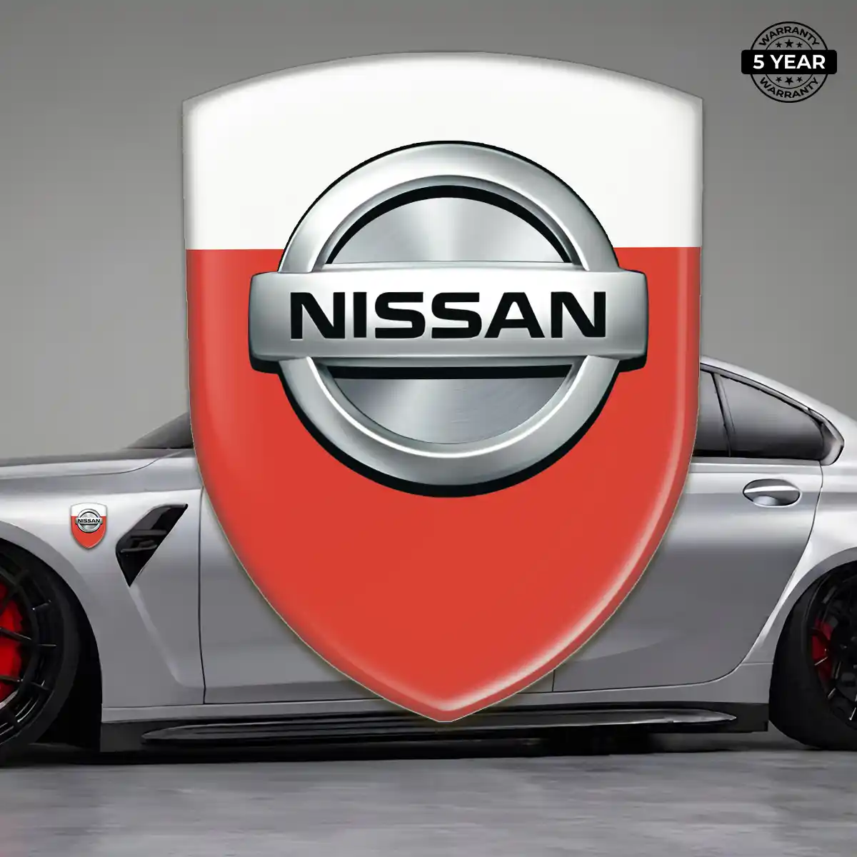 Nissan Domed Car Sticker Premium Dome
