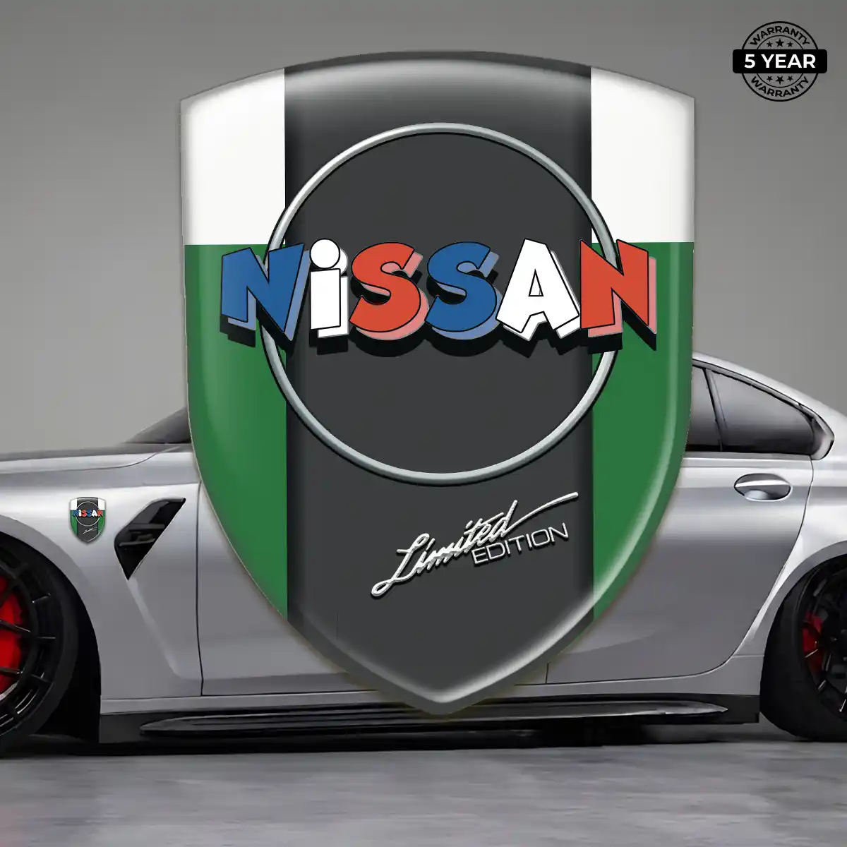 Nissan Domed Car Sticker Prestige Line