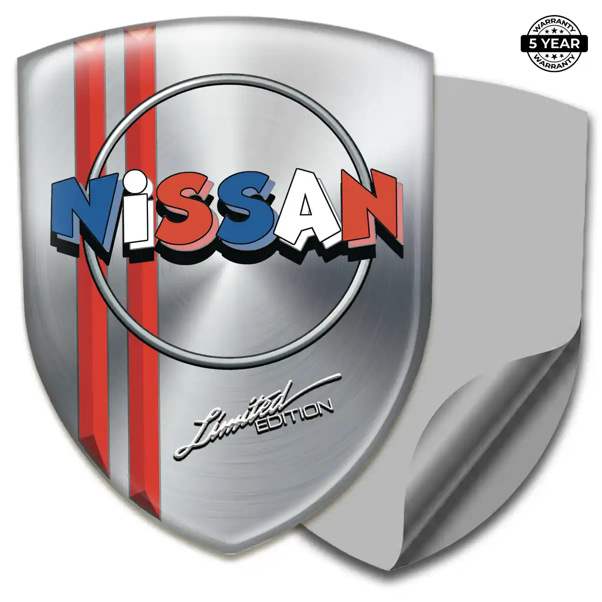 Nissan Domed Car Sticker Refined Design