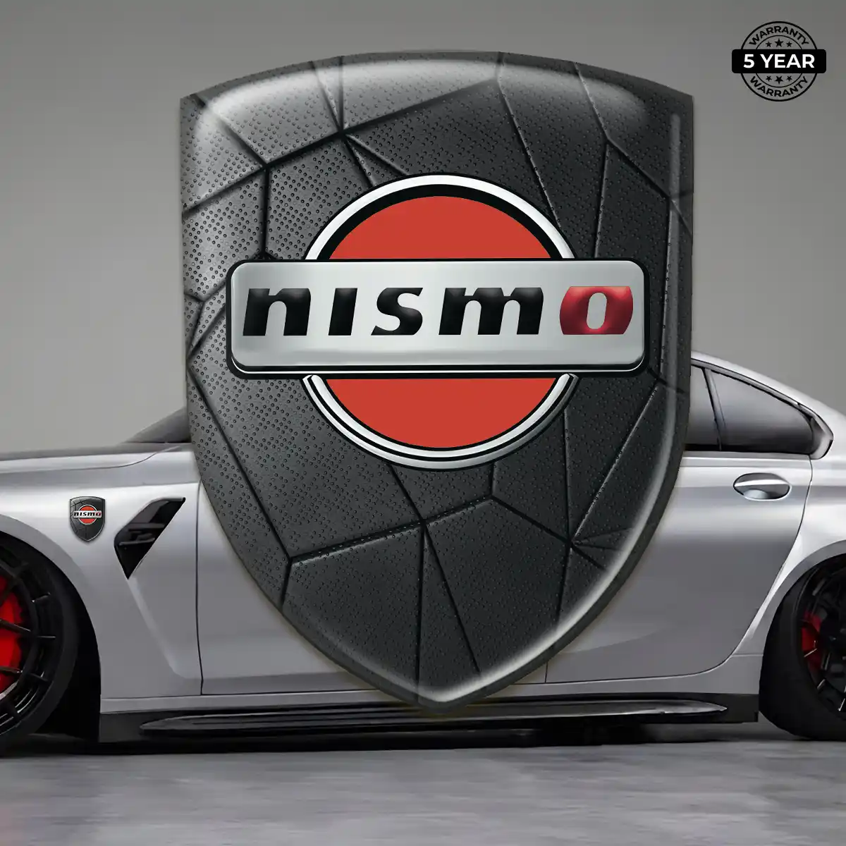 Nissan Domed Car Sticker Resin Luxe