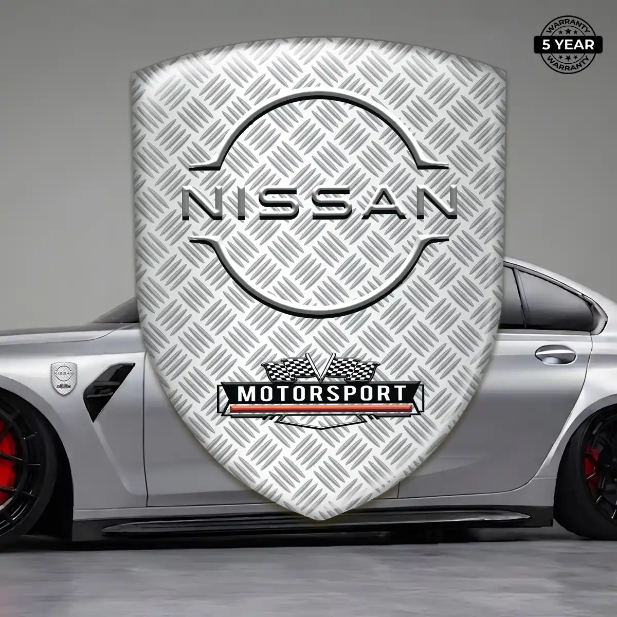 Nissan Domed Car Sticker Sleek Style