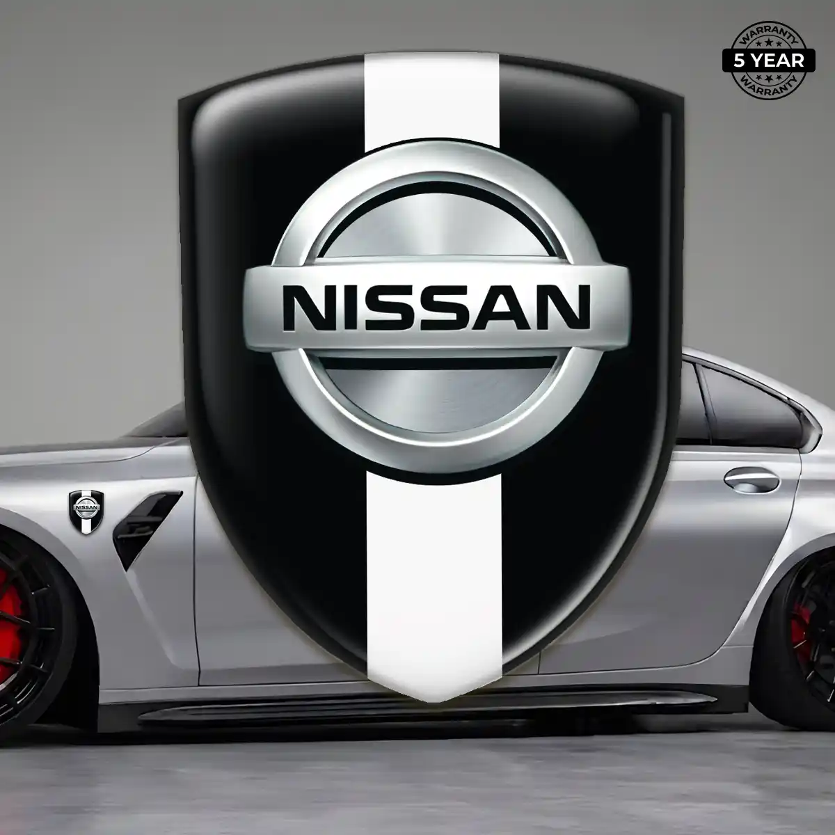 Nissan Domed Car Sticker Superior Craft