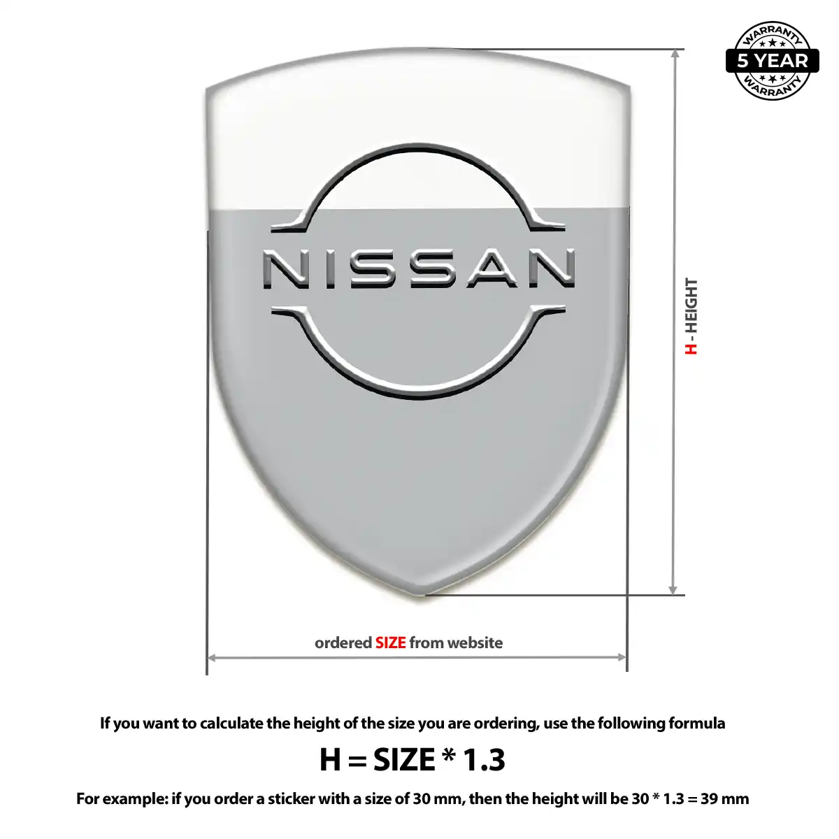 Nissan Domed Decal Elite Edition