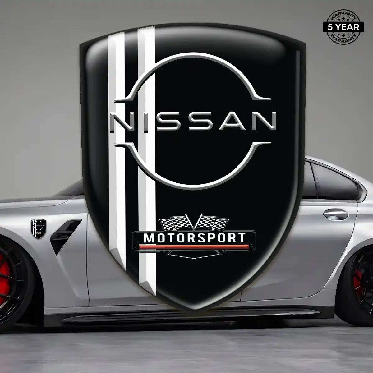 Nissan Domed Decal Interior Elegance