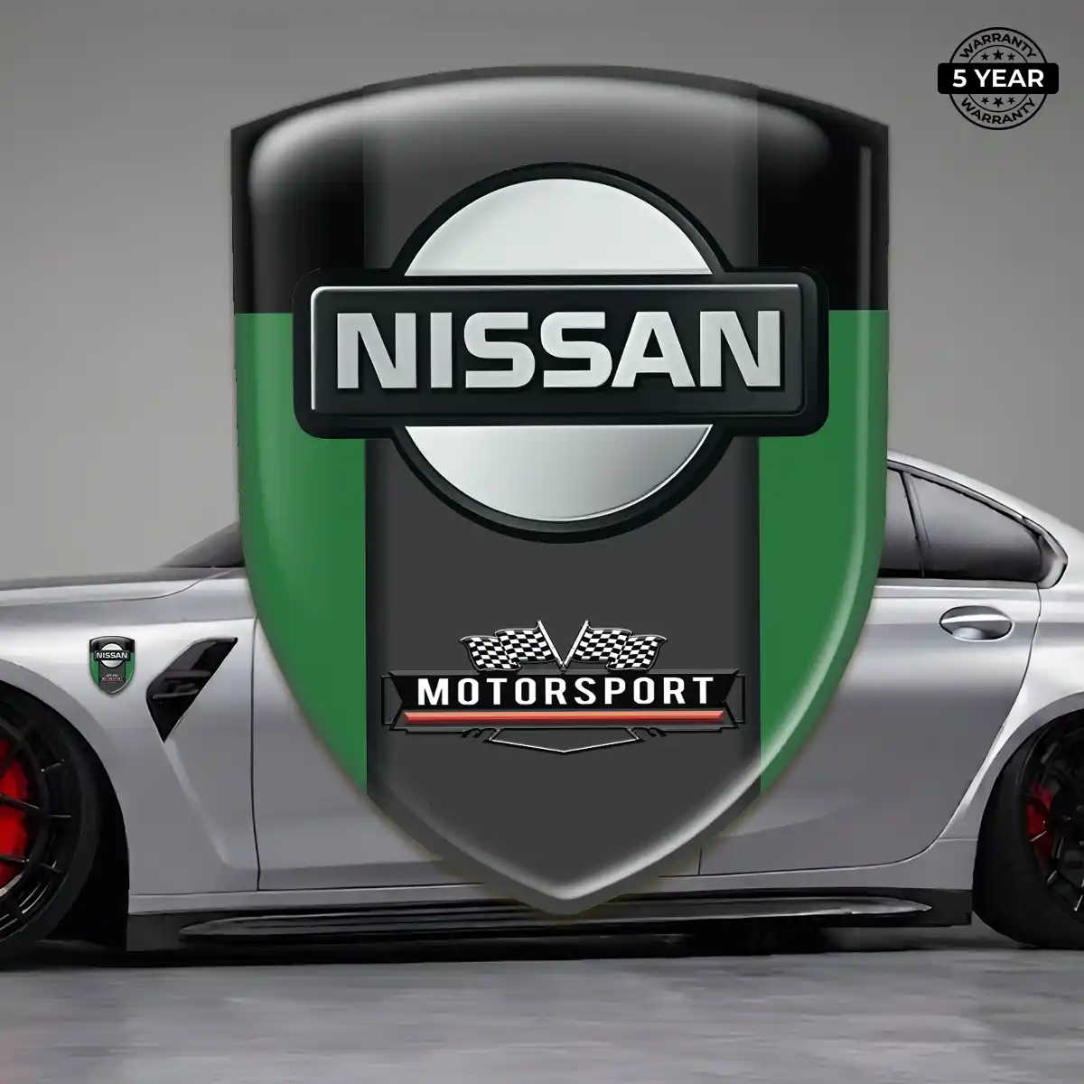 Nissan Domed Decal Outer Style