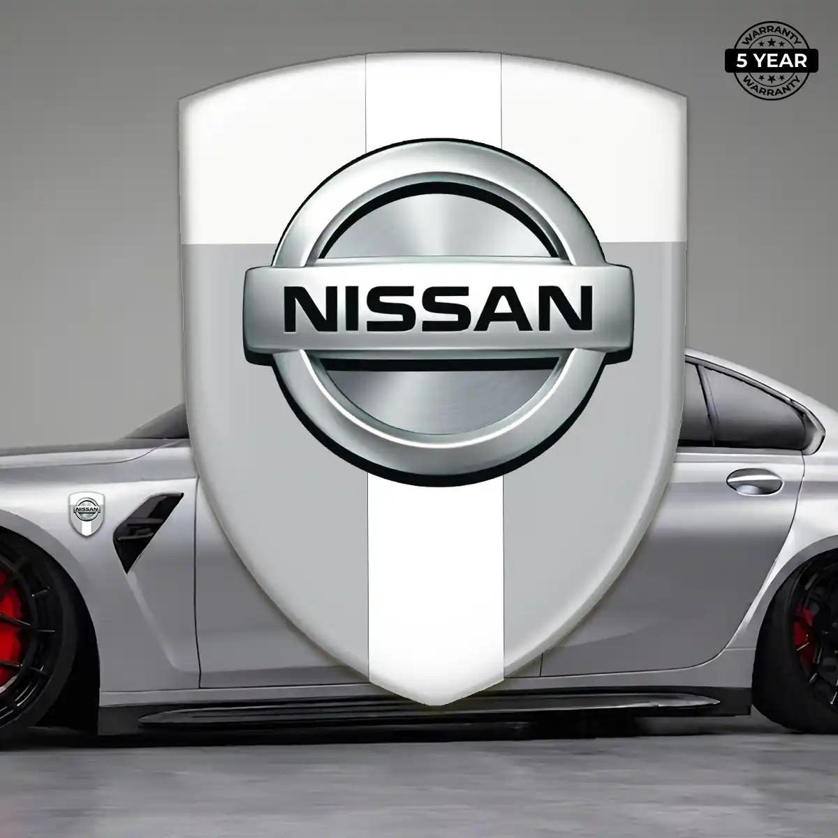 Nissan Domed Decal Refined Design
