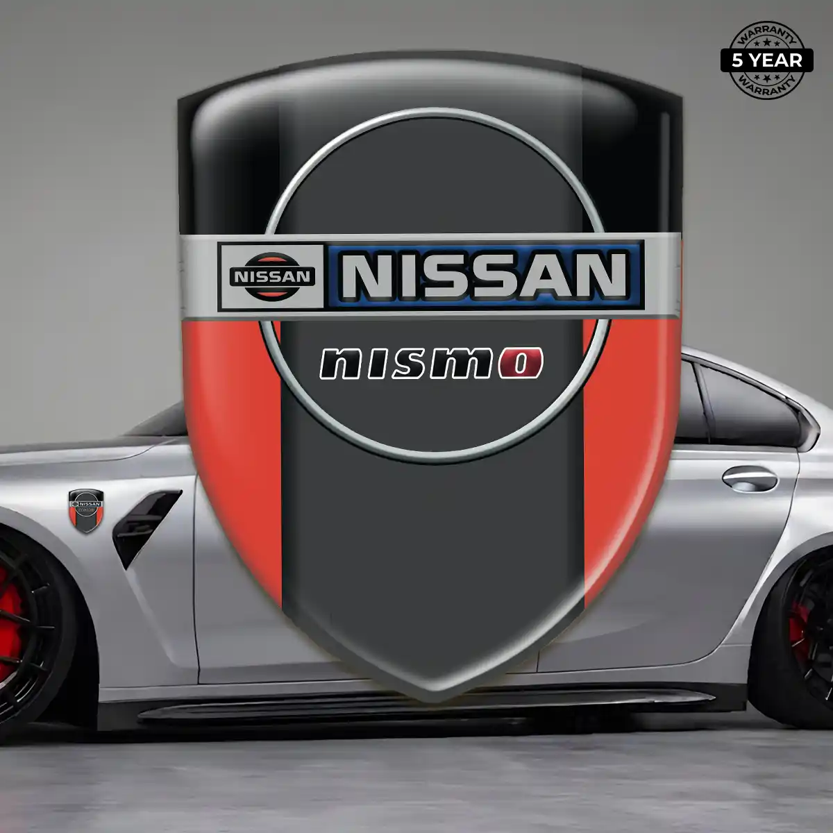 Nissan Domed Decal Resin Luxe