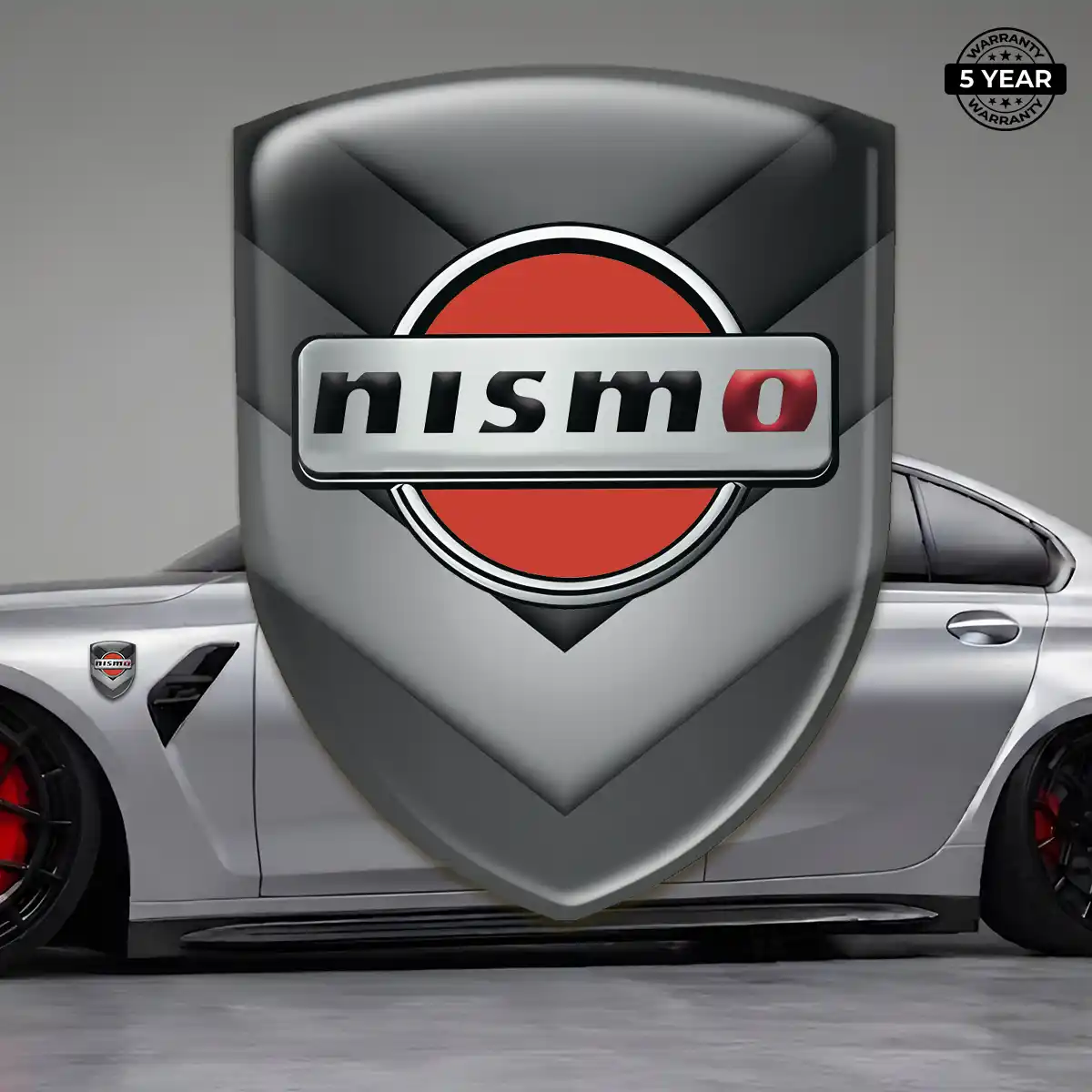 Nissan Domed Decal Sleek Style