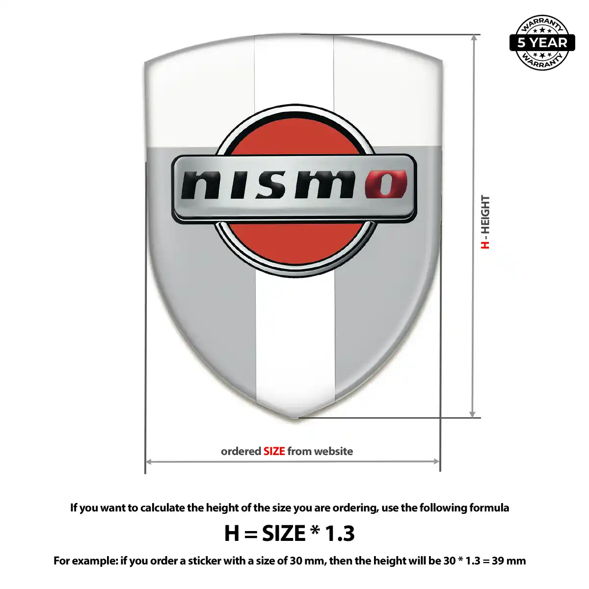 Nissan Domed Emblem Cabin Style