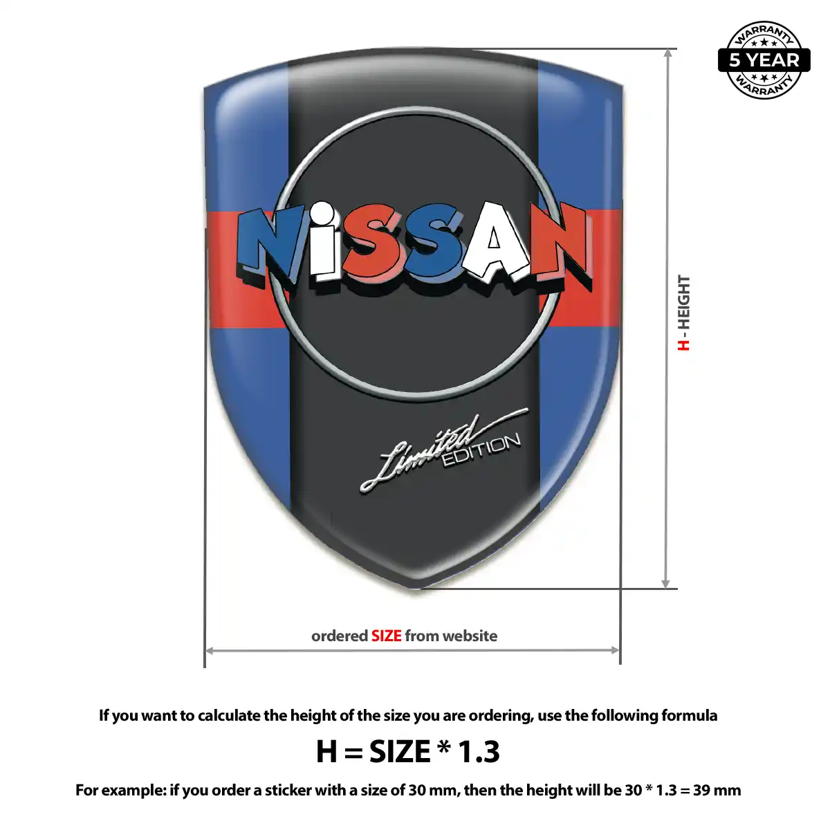 Nissan Domed Emblem Elite Edition