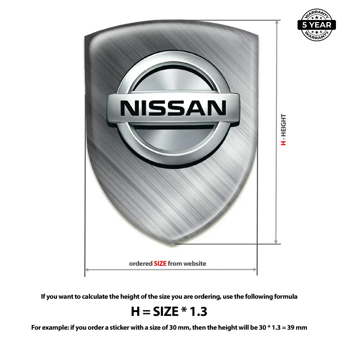 Nissan Domed Emblem Interior Luxe