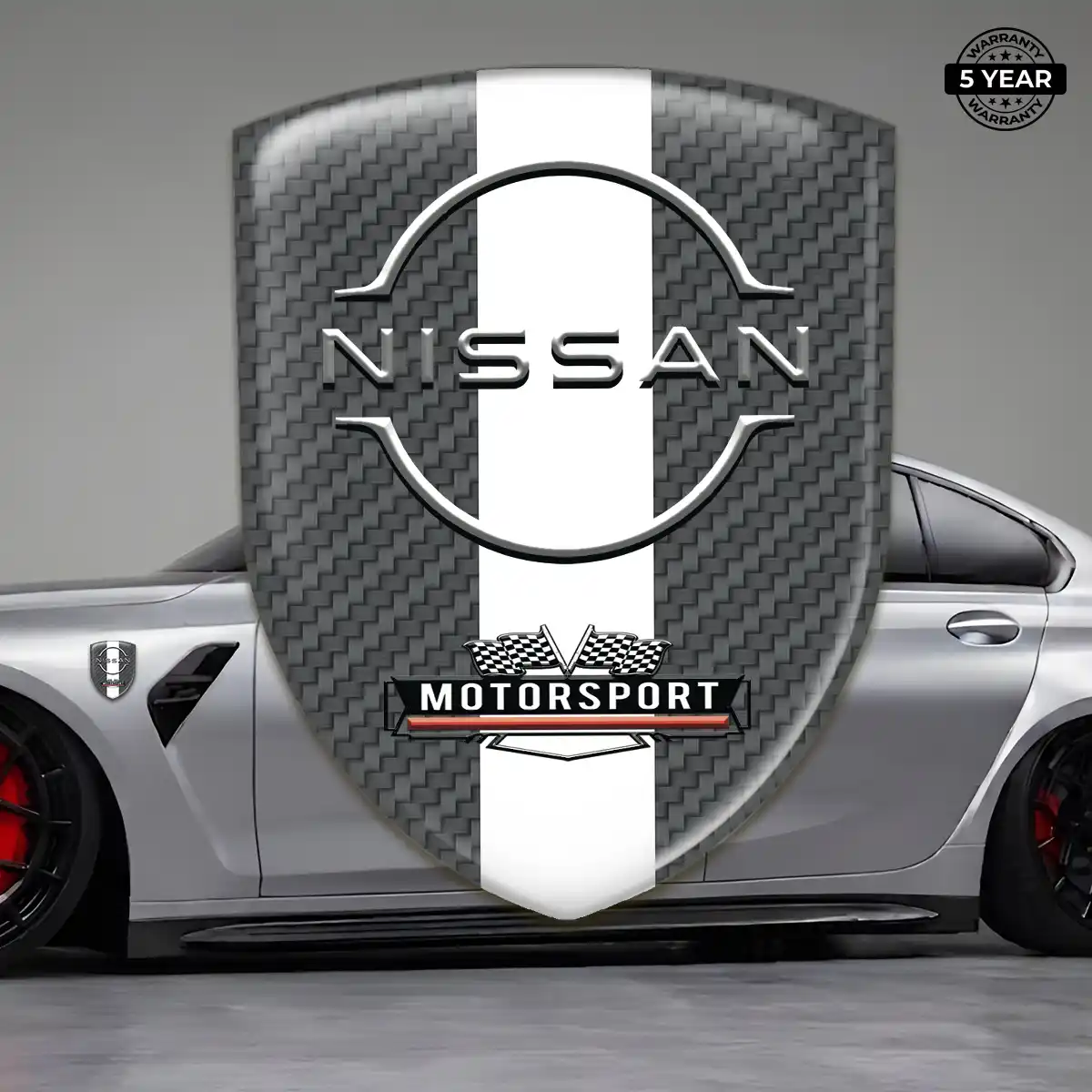 Nissan Domed Emblem Performance Style