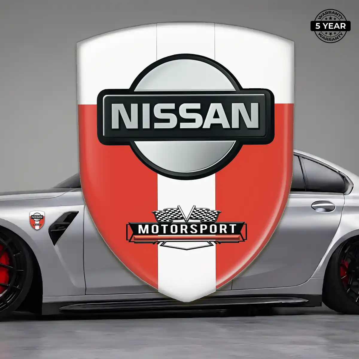 Nissan Domed Emblem Resin Luxe