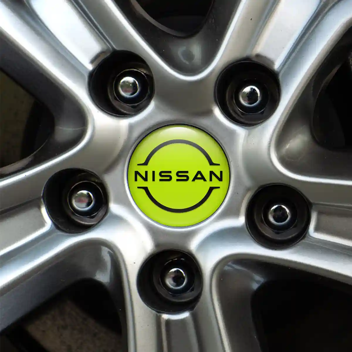 Nissan Domed Emblem Self-Adhesive Refined Design
