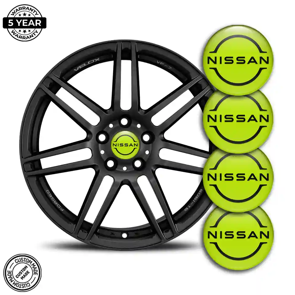 Nissan Domed Emblem Self-Adhesive Refined Design